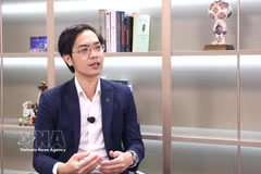 越南胡志明市国际金融中心执行机构副主席阮友勋。图自越通社