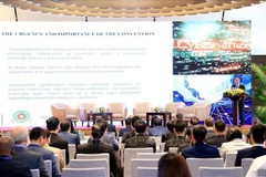 讨论会现场。图自越通社