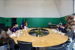 会议现场。图自越通社