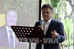 胡志明市建筑木材协会主席武光河。图自越通社