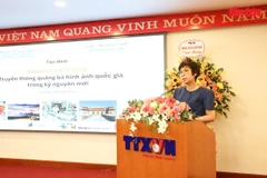 越通社社长武越庄在开幕致辞。图自越通社