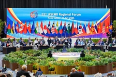 第32届东盟地区论坛现场。图自越通社