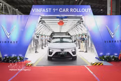 VinFast在印度开售高端电动VF7。图自越通社