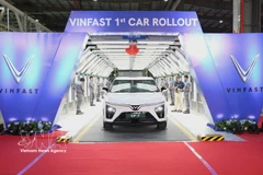 VinFast在印度开售高端电动VF7。图自越通社