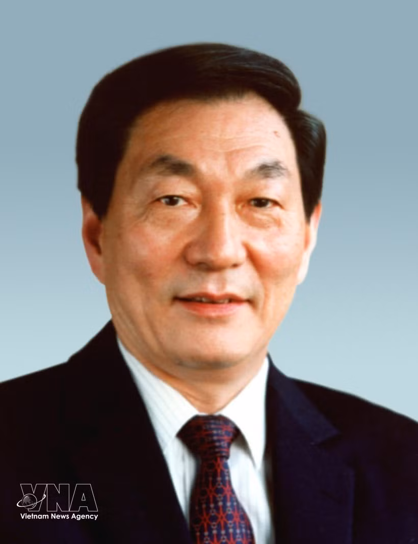 中国国务院原总理朱镕基。图：新华社/越通社发