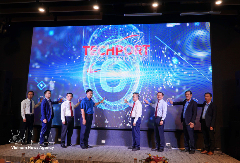 附图：胡志明市技术交易所。图自越通社