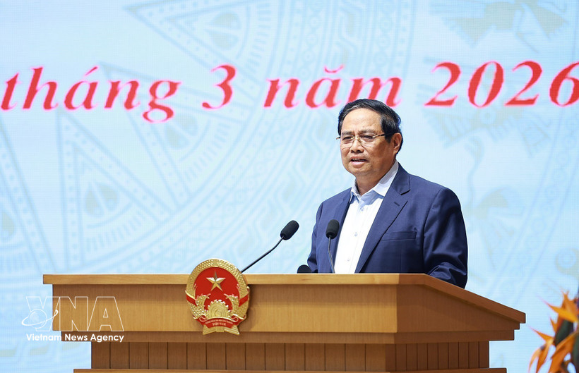 越南政府总理兼国家科技、创新、数字化转型及06号方案指导委员会（指导委员会）主任范明政主持召开指导委员会2026年第二次会议。图自越通社
