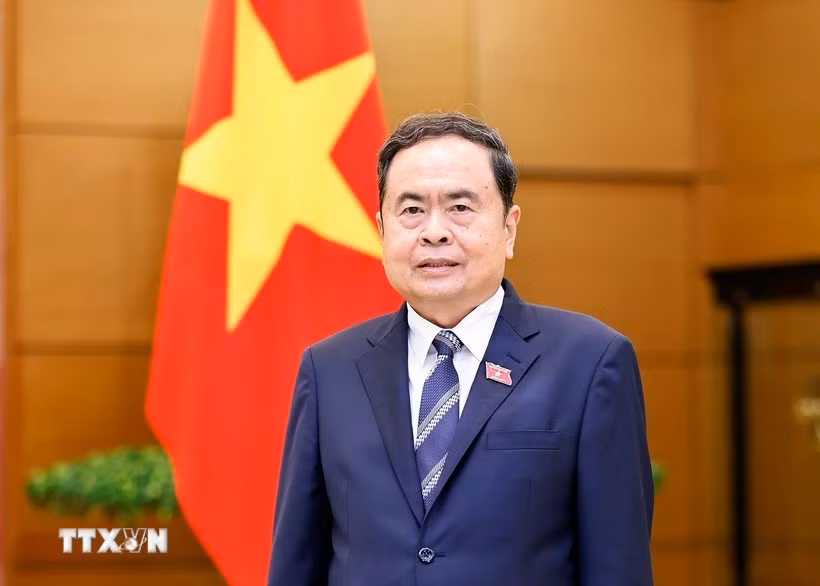 越南国会主席陈青敏。图自越通社