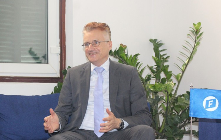 德国弗里德里希·瑙曼自由基金会驻越首席代表安德烈亚斯·斯托费斯（Andreas Stoffers）。图自baoquocte.vn