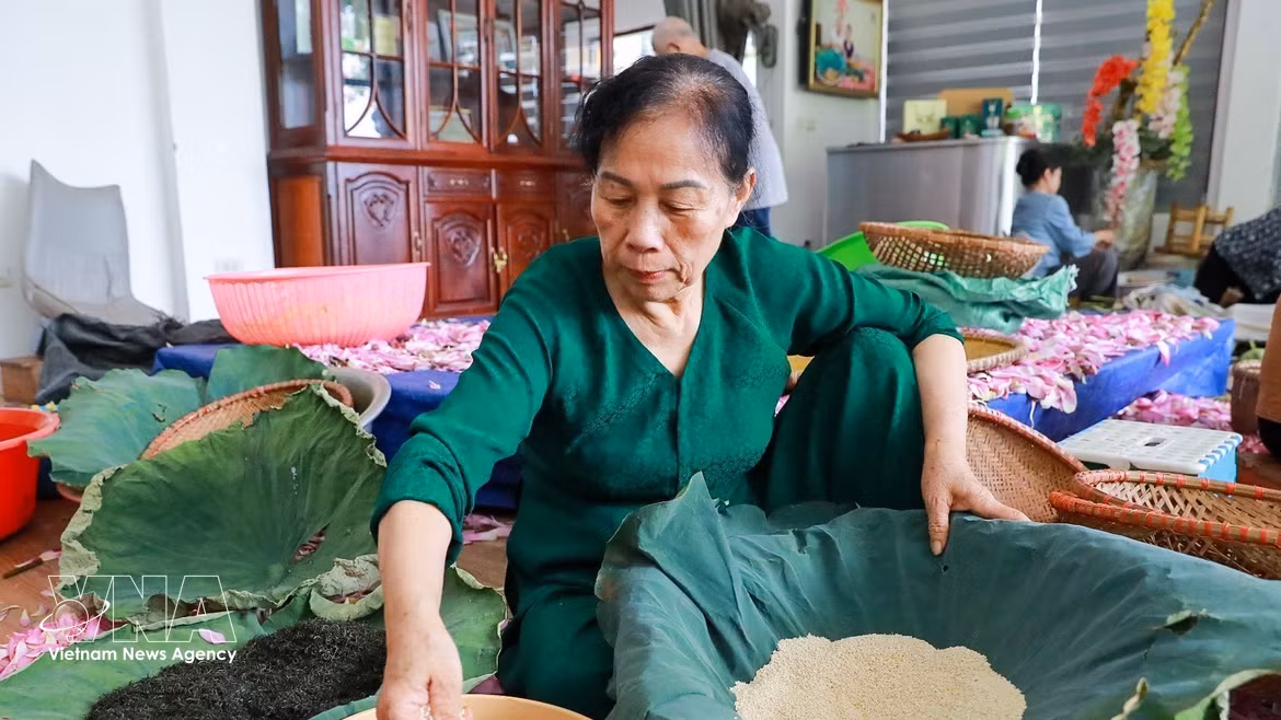 广安荷花茶窨制技艺——河内千年茶香精髓