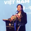 广西贸促会会长杨雁雁。图自越通社