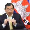 柬埔寨人民党中央外委会第一副主席兼发言人索斯亚拉。图自越通社