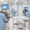 胡志明市高科技园区的电光高科技工厂生产活动。图自越通社