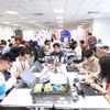 学员们在APIE Camp于8月3日至7日举行期间学习了物联网、云计算、域名系统、网络虚拟化等方面相关知识并进行实际操作。图自mst.gov.vn