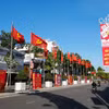 国会与人民议会代表选举浓厚氛围弥漫在各条街道。图自越通社