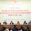 第十六届国会代表和2026—2031年任期各级人民议会代表换届选举前期准备工作新闻发布会。图自越通社