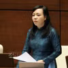 原卫生部部长阮氏金进。图自越通社