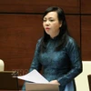 原卫生部部长阮氏金进。图自越通社