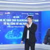越南区块链与数字资产协会主席范德忠致开幕词。图自越通社