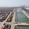 盖梅—氏威（Cái Mép – Thị Vải）港口系统内的海港。图自越通社