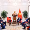 双方会见场景。外交部供图
