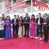 2026年印度食品饮料展览会上越南展位剪彩仪式。图自越通社