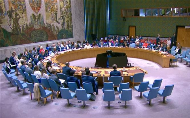 20日至21日,联合国安理会举行"通过国际合作加强海上安全,促进全球稳定"的高级别公开辩论。图自越通社 da-phuong-nham-tang-cuong-an-ninh-bien-vi-on-dinh-toan-cau-8047355.jpg