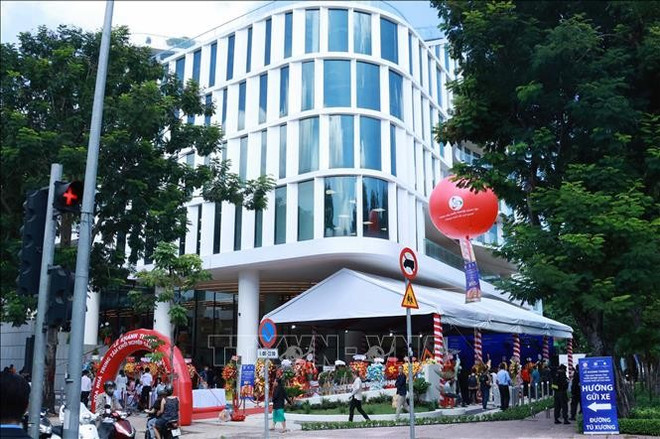 胡志明市创新创业中心(SIHUB)大楼。图自越通社 khoinghiep-hcm.jpg