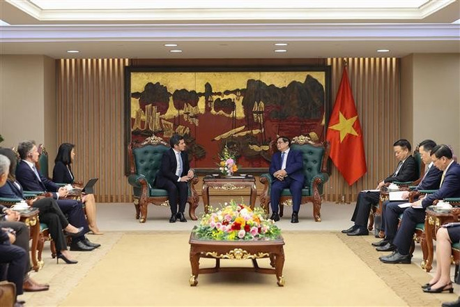 会见现场。图自越通社 u-tuong-tiep-to-chuc-ftse-russell-8154958.jpg