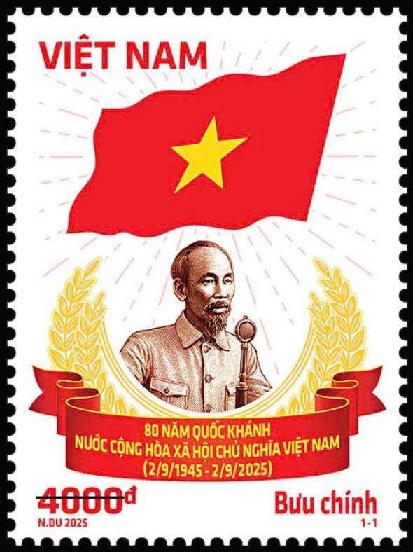 越南发行国庆80周年纪念邮票。图自越通社 98261814-b832-49cc-baf9-7c1ca13fadf3.jpg