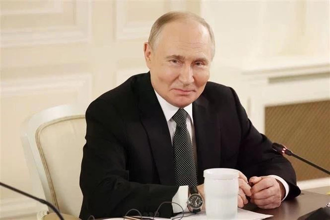 俄罗斯总统弗拉基米尔·普京。图自越通社 hong-lien-bang-nga-vladimir-putin-tra-loi-phong-van-tong-giam-doc-8101307.jpg