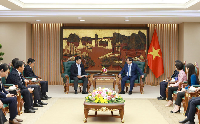 会见现场。图自越通社 khoi-phat-trien-do-thi-da-dang-cua-tap-doan-sumitomo-8164697.jpg