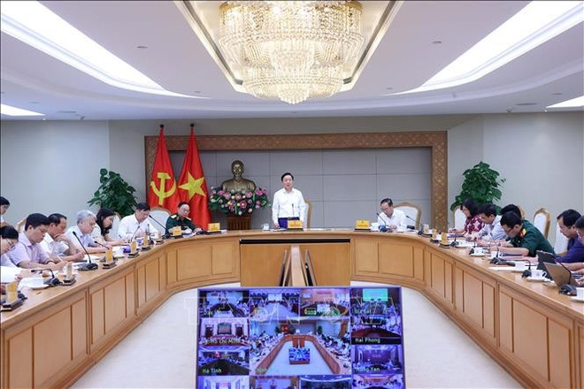会议现场。图自越通社 thu-tuong-hong-ha.jpg