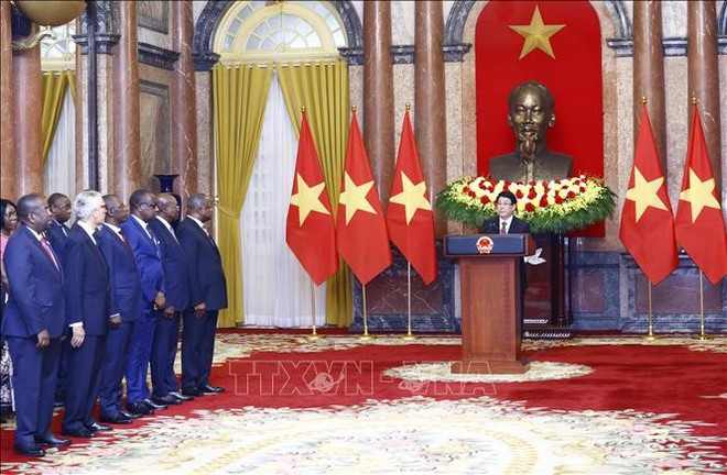 越南国家主席梁强发言。图自越通社 ctn-luong-cuong-17032025-15.jpg