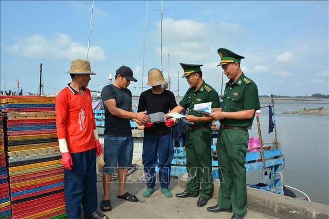 大部分地方已完成对所有“三无”渔船进行处置。图自越通社 iuu-290725.jpg