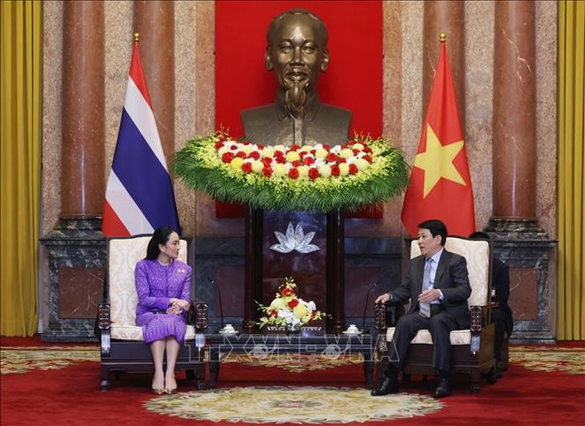 越南国家主席梁强会见泰国总理佩通坦·钦那瓦。图自越通社 uuidb8980f24-2d80-4772-b2d3-c28d3524aea0code001library1type1mode1loctruecaptrue.jpg
