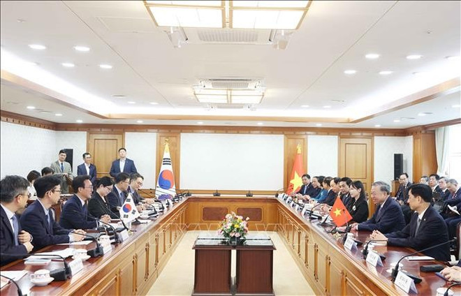 会见现场。图自越通社 hoi-kien-thu-tuong2.jpg