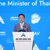 泰王国总理阿努廷·参威拉军在东盟未来论坛上发言。图片来源：越通社