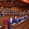 各位代表进行表决。图自越通社