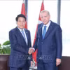 越南国家主席梁强在纽约会见土耳其总统雷杰普·塔伊普·埃尔多安。图自越通社