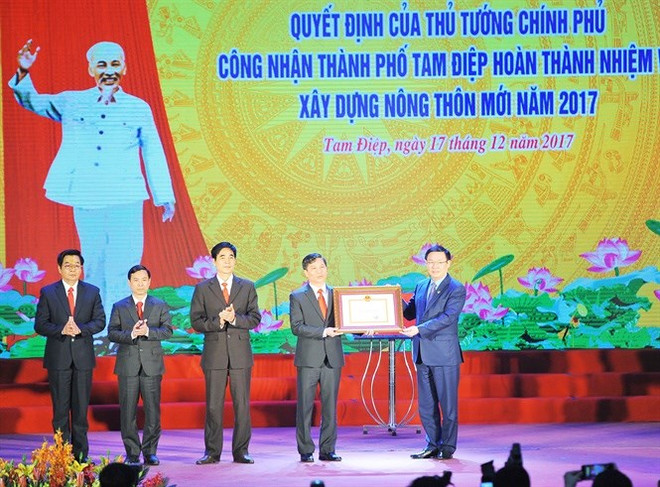 宁平省三叠市完成新农村建设国家目标计划任务 ảnh 1