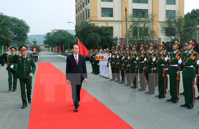 陈大光:第一军区增强战斗力 维护国家独立主权和领土完整 ảnh 1 陈大光:第一军区增强战斗力 维护国家独立主权和领土完整 ảnh 1