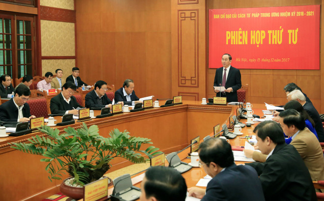 陈大光主持召开中央司法改革指导委员会第四次会议 ảnh 2 陈大光主持召开中央司法改革指导委员会第四次会议 ảnh 2