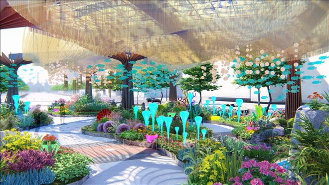 2019己亥年春节阮惠花街以“胡志明市渴望飞得更远” 为主题 ảnh 2