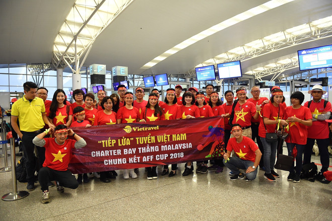 AFF Suzuki Cup 2018:越航将派宽体客机接送国足回国 ảnh 1 AFF Suzuki Cup 2018:越航将派宽体客机接送国足回国 ảnh 1