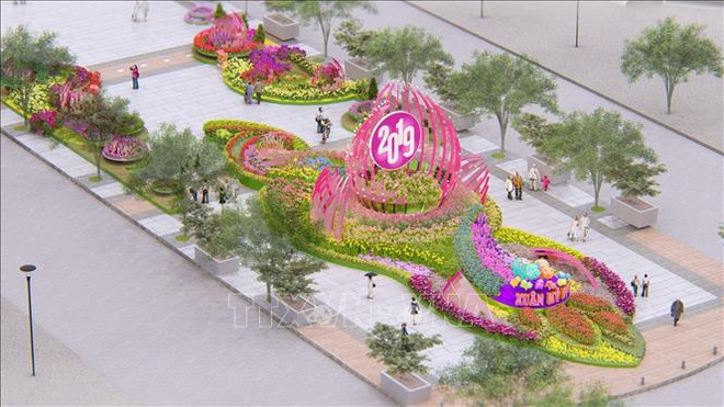 2019己亥年春节阮惠花街以“胡志明市渴望飞得更远” 为主题 ảnh 3