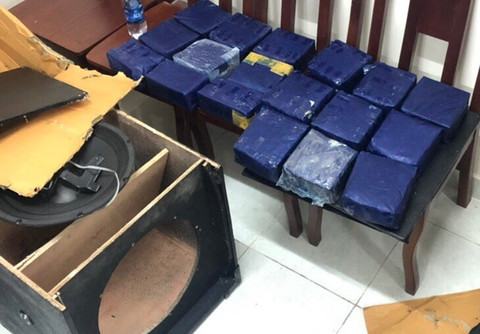 胡志明市：逮捕两名非法运输19公斤合成毒品的嫌犯 ảnh 1