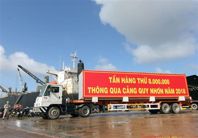 平定省归仁港年货物吞吐量创新高 ảnh 1 平定省归仁港年货物吞吐量创新高 ảnh 1