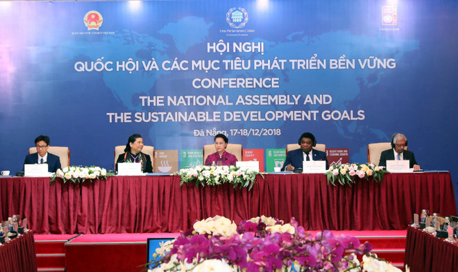 国会主席阮氏金银出席 “国会与可持续发展目标”会议 ảnh 2
