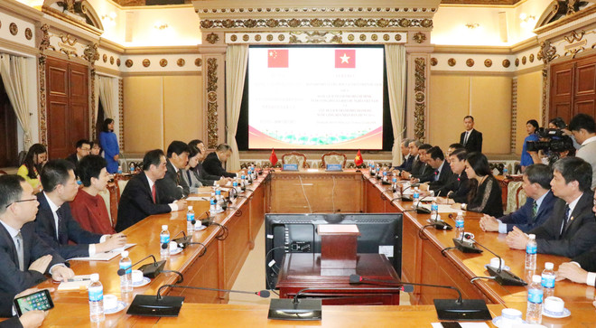 加强胡志明市与中国成都市的贸易旅游合作 ảnh 1 加强胡志明市与中国成都市的贸易旅游合作 ảnh 1